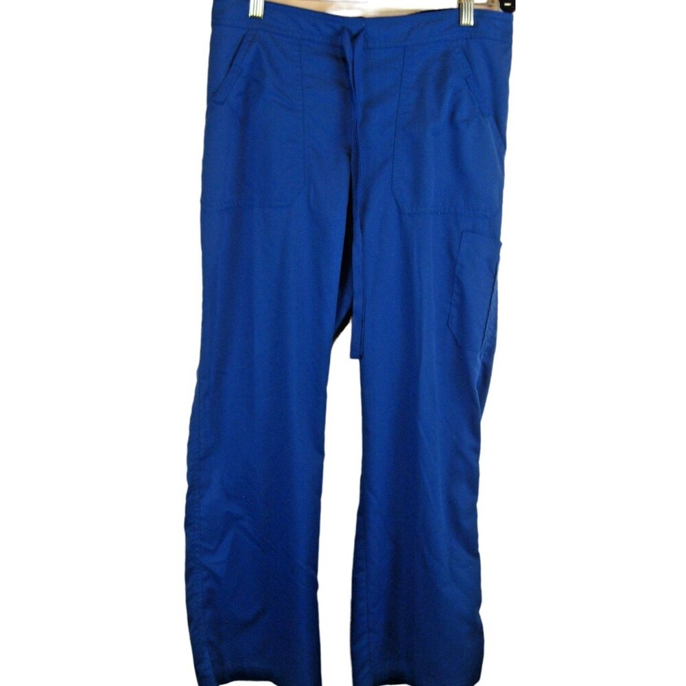 Womens Grey's Anatomy Royal Blue Scrub Pants Bottoms sz S(30x29x8r)